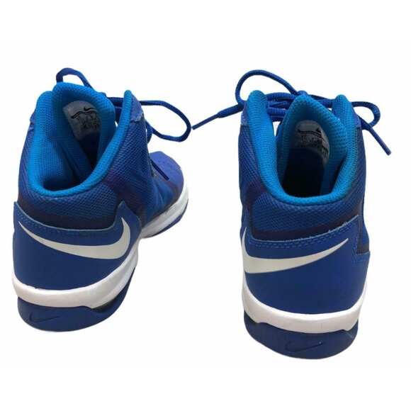 Nike Air Max Stutter Step 2 Youth 5 Blue 653754400 High Tops Basketball Shoes Sn - Picture 4 of 11